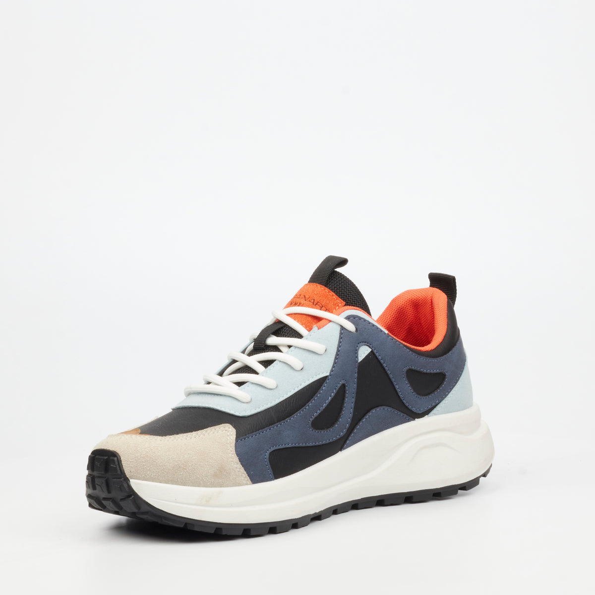 Urbanart Redo 6 Faux Wax / Nylon Sneaker - Navy