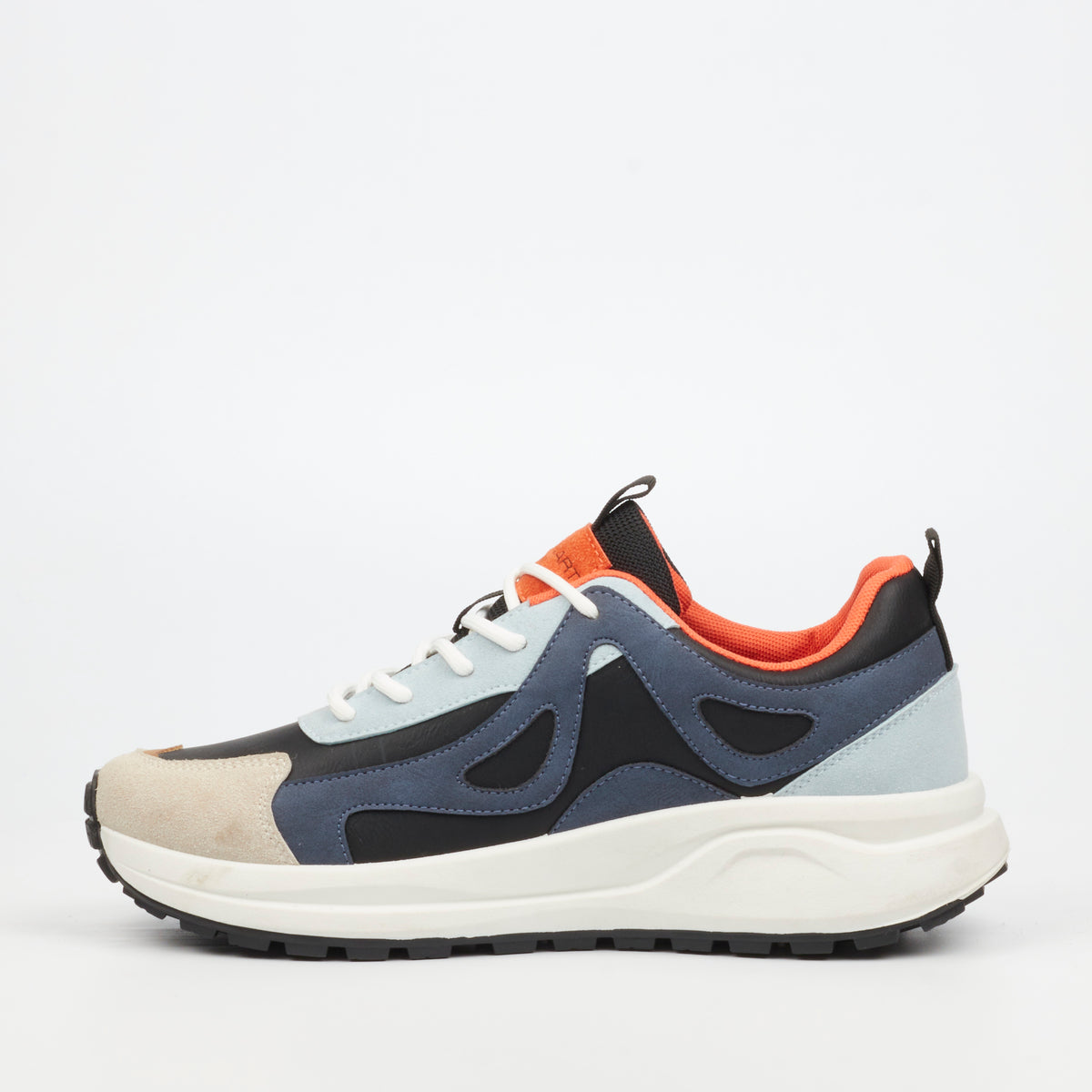 Urbanart Redo 6 Faux Wax / Nylon Sneaker - Navy