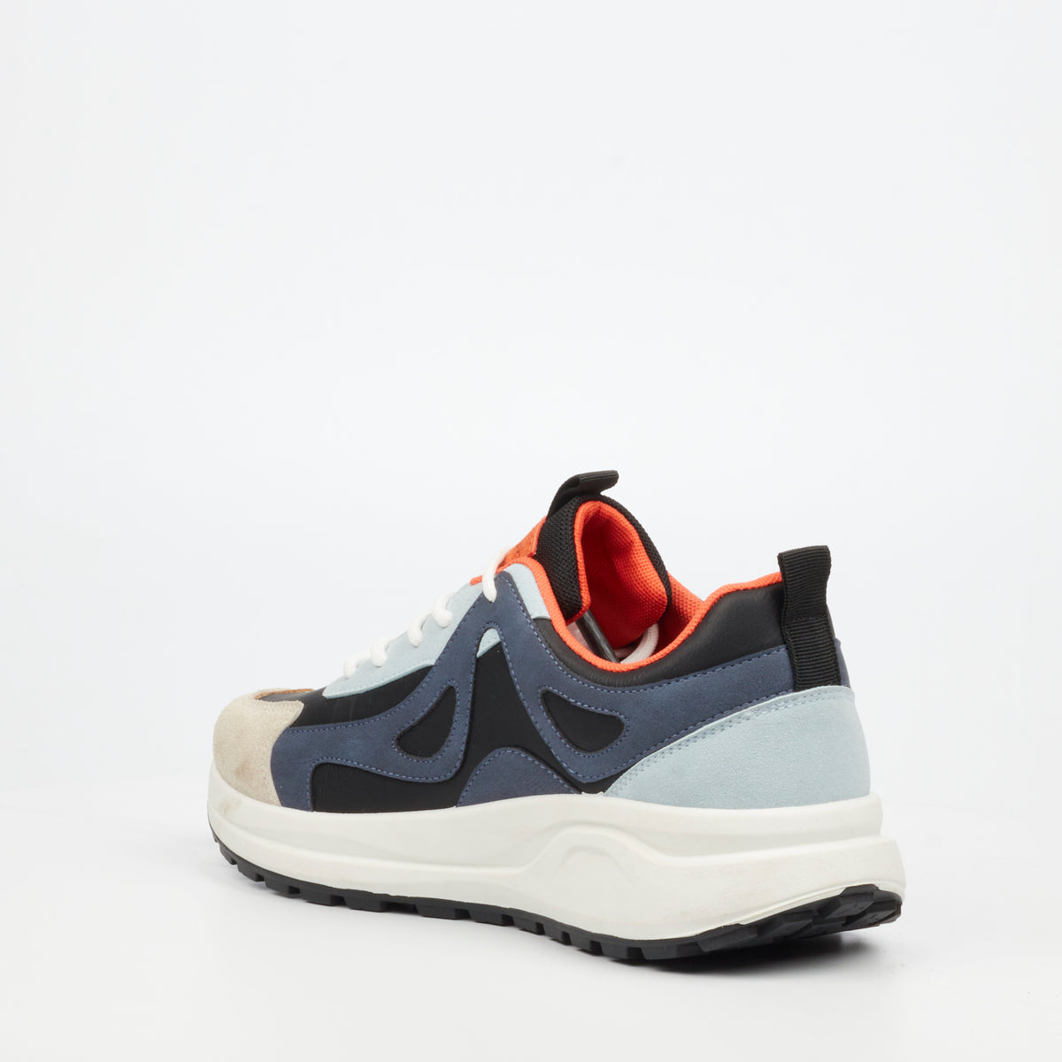 Urbanart Redo 6 Faux Wax / Nylon Sneaker - Navy