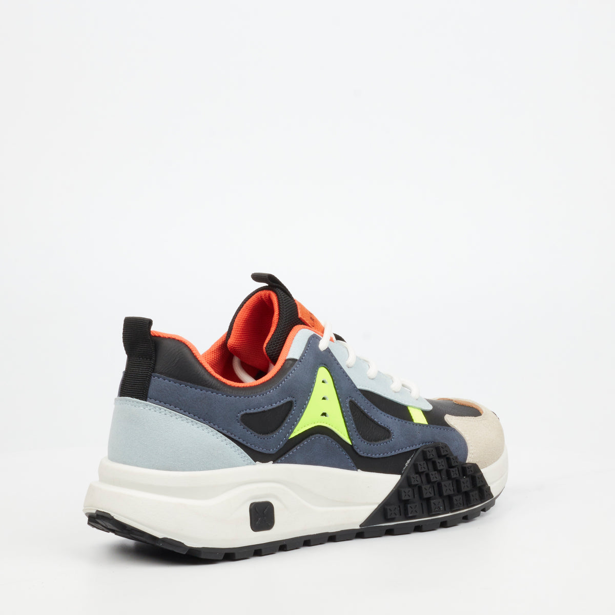 Urbanart Redo 6 Faux Wax / Nylon Sneaker - Navy