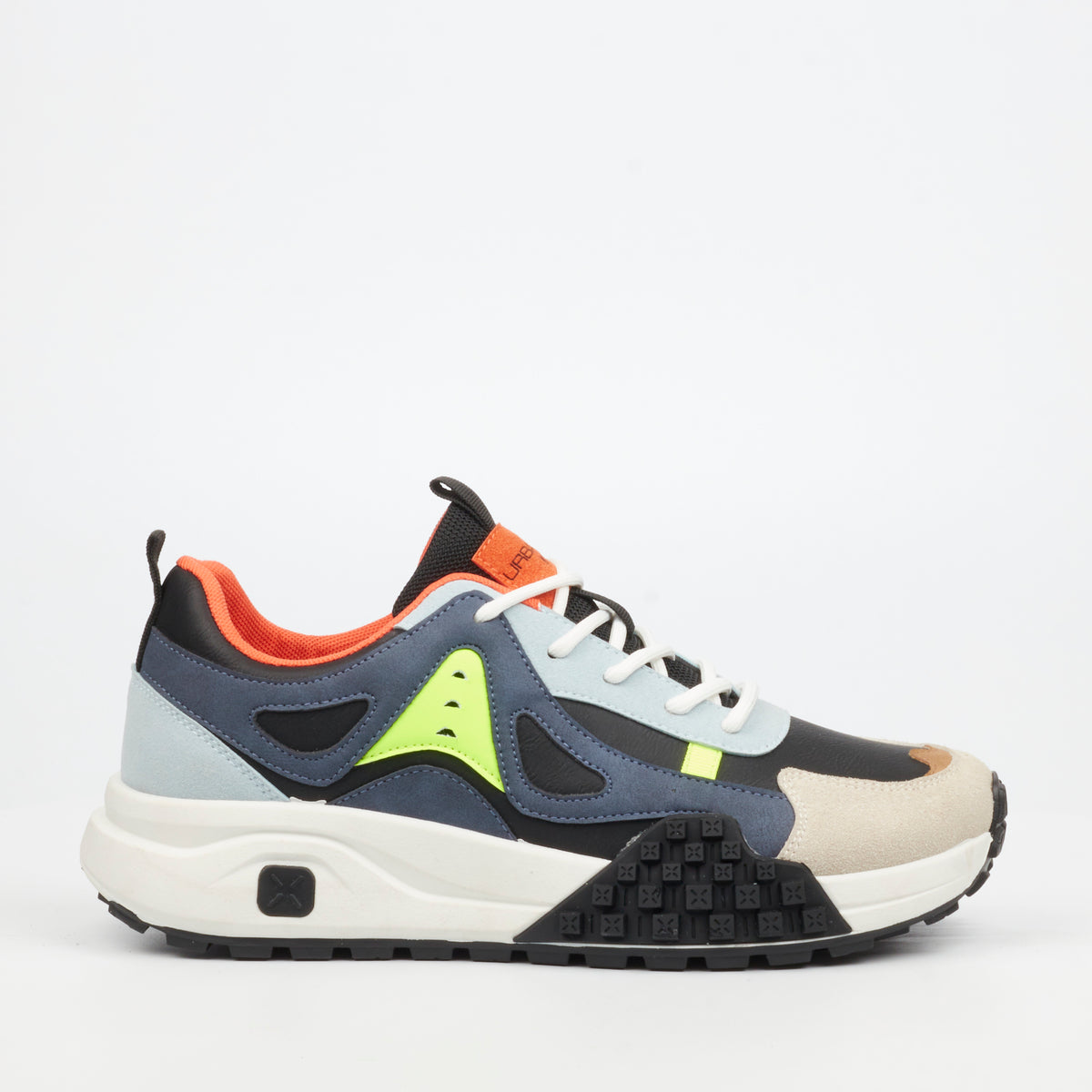 Urbanart Redo 6 Faux Wax / Nylon Sneaker - Navy