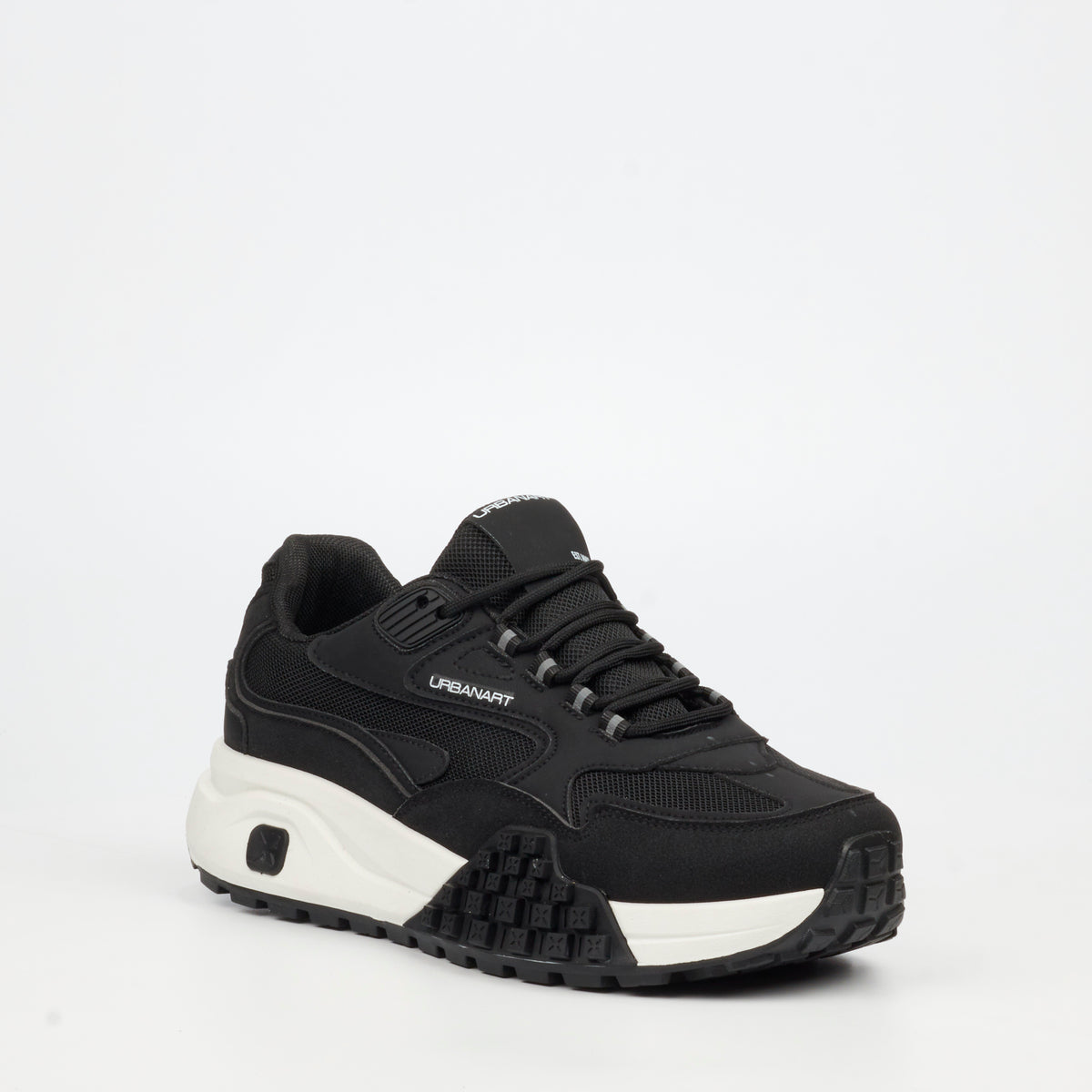 Urbanart Redo 6 Faux Wax / Nylon Sneaker - Black
