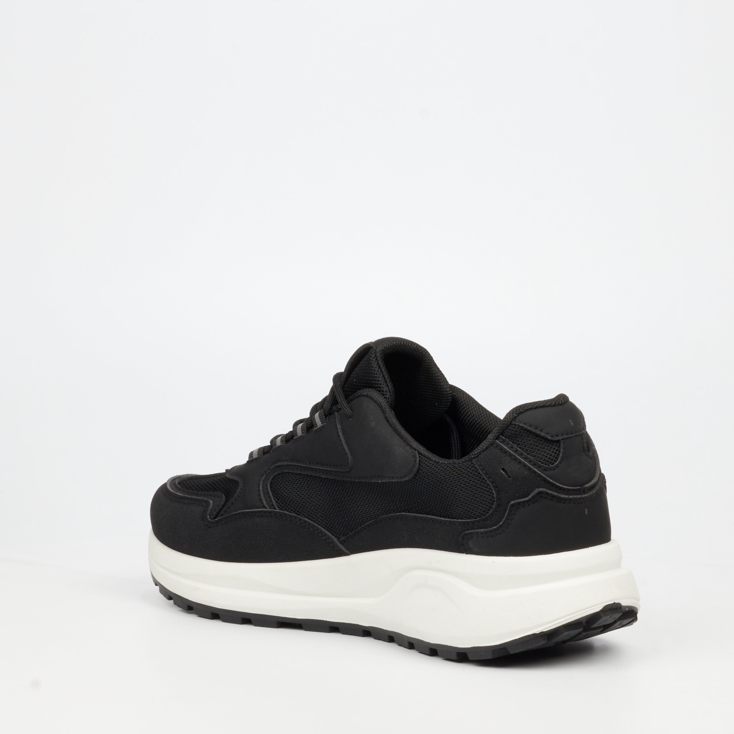 Urbanart Redo 6 Faux Wax / Nylon Sneaker - Black