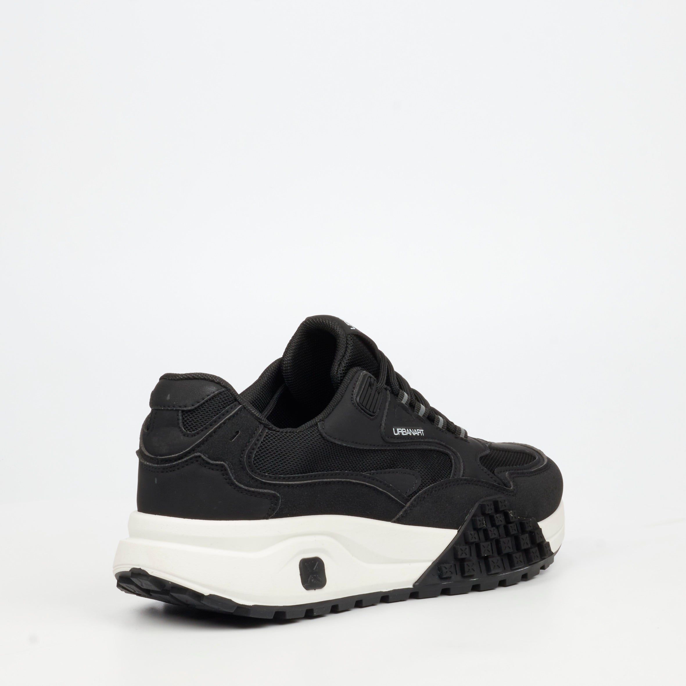 Urbanart Redo 6 Faux Wax / Nylon Sneaker - Black