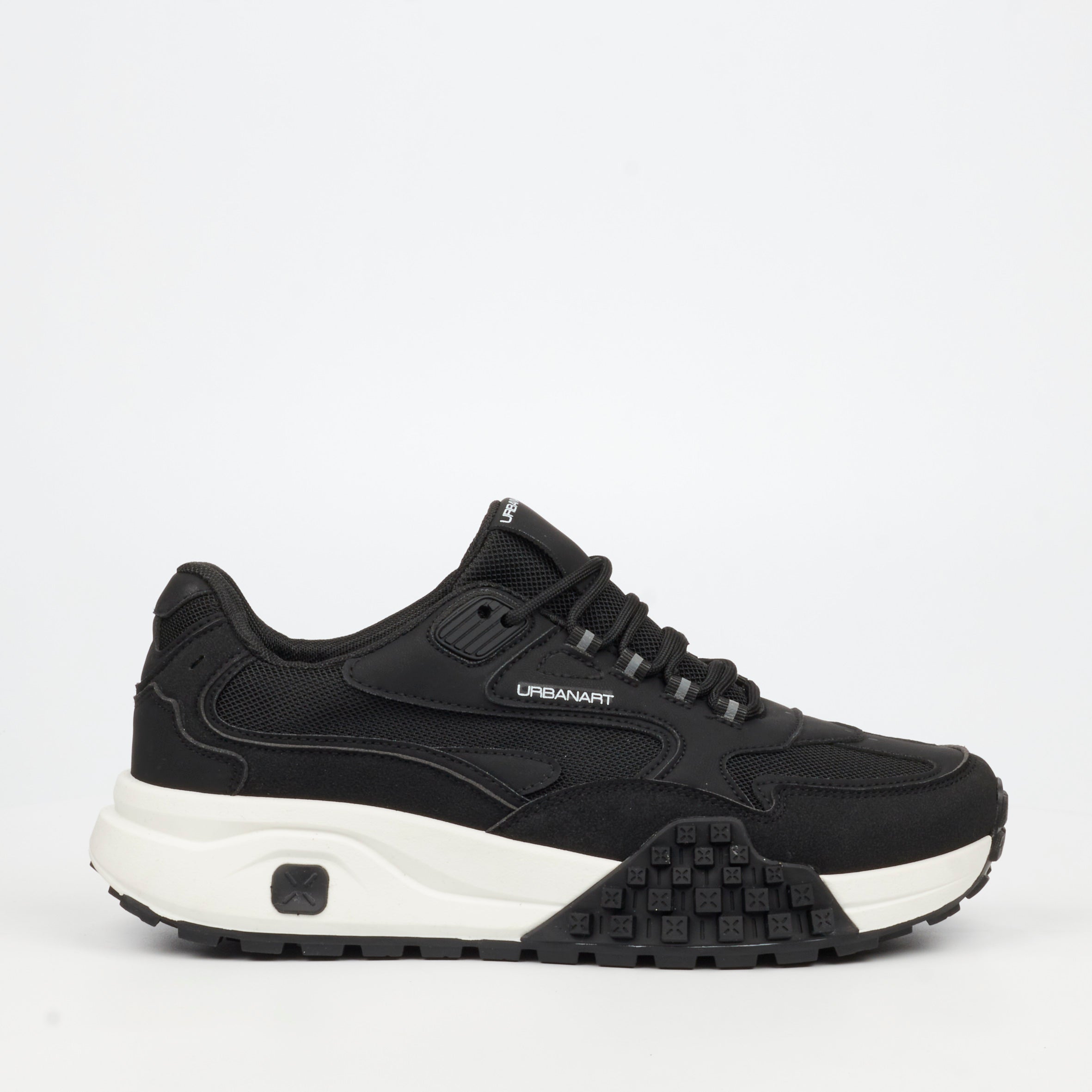 Urbanart Redo 6 Faux Wax / Nylon Sneaker - Black