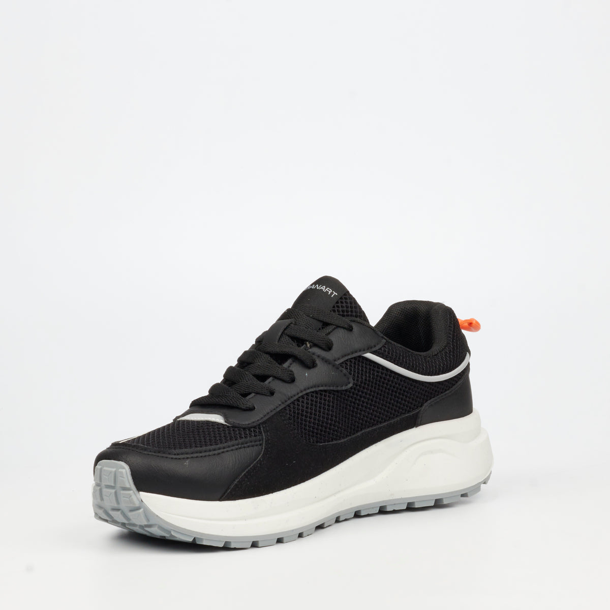 Urbanart Redo 8 Faux Nubuck / Mesh Sneaker - Black