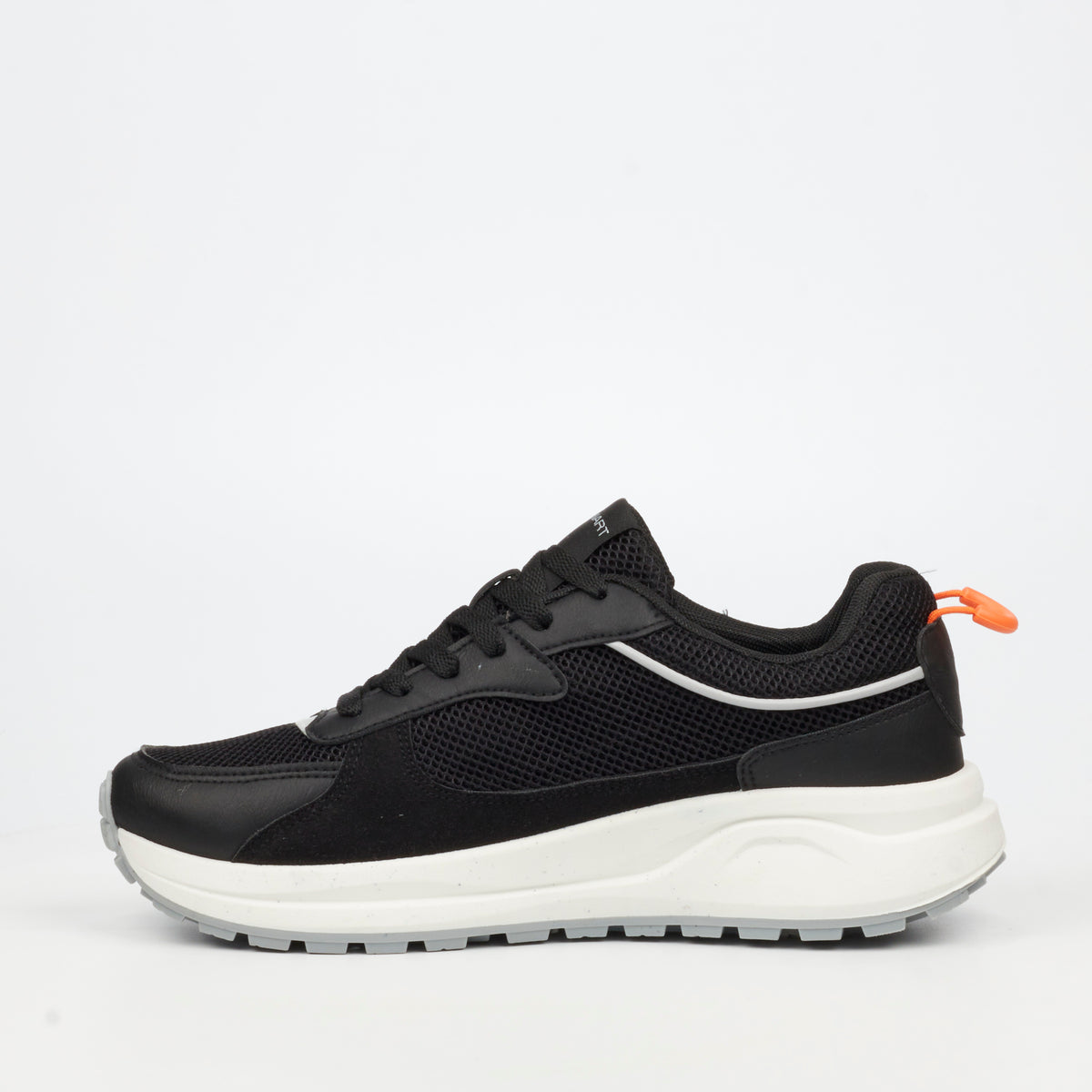Urbanart Redo 8 Faux Nubuck / Mesh Sneaker - Black