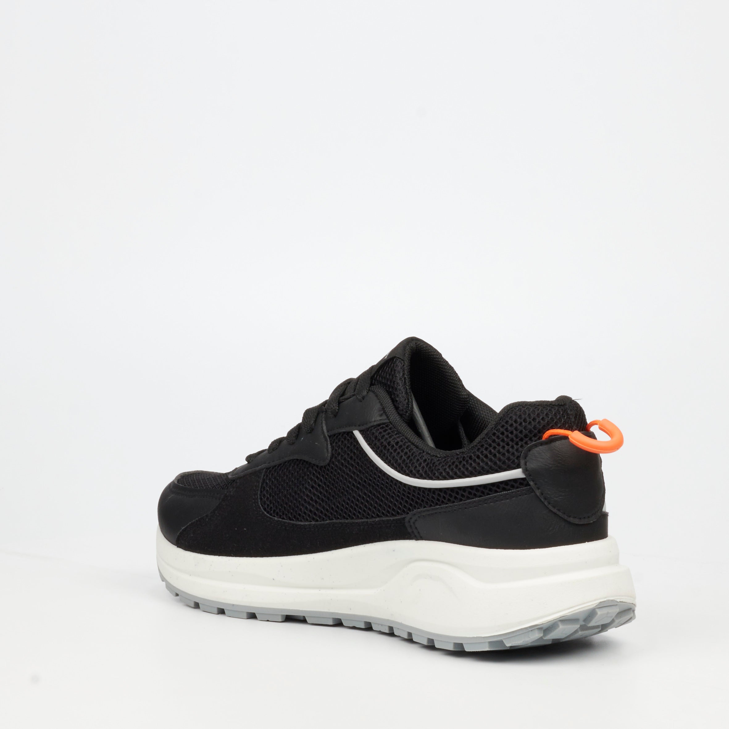 Urbanart Redo 8 Faux Nubuck / Mesh Sneaker - Black