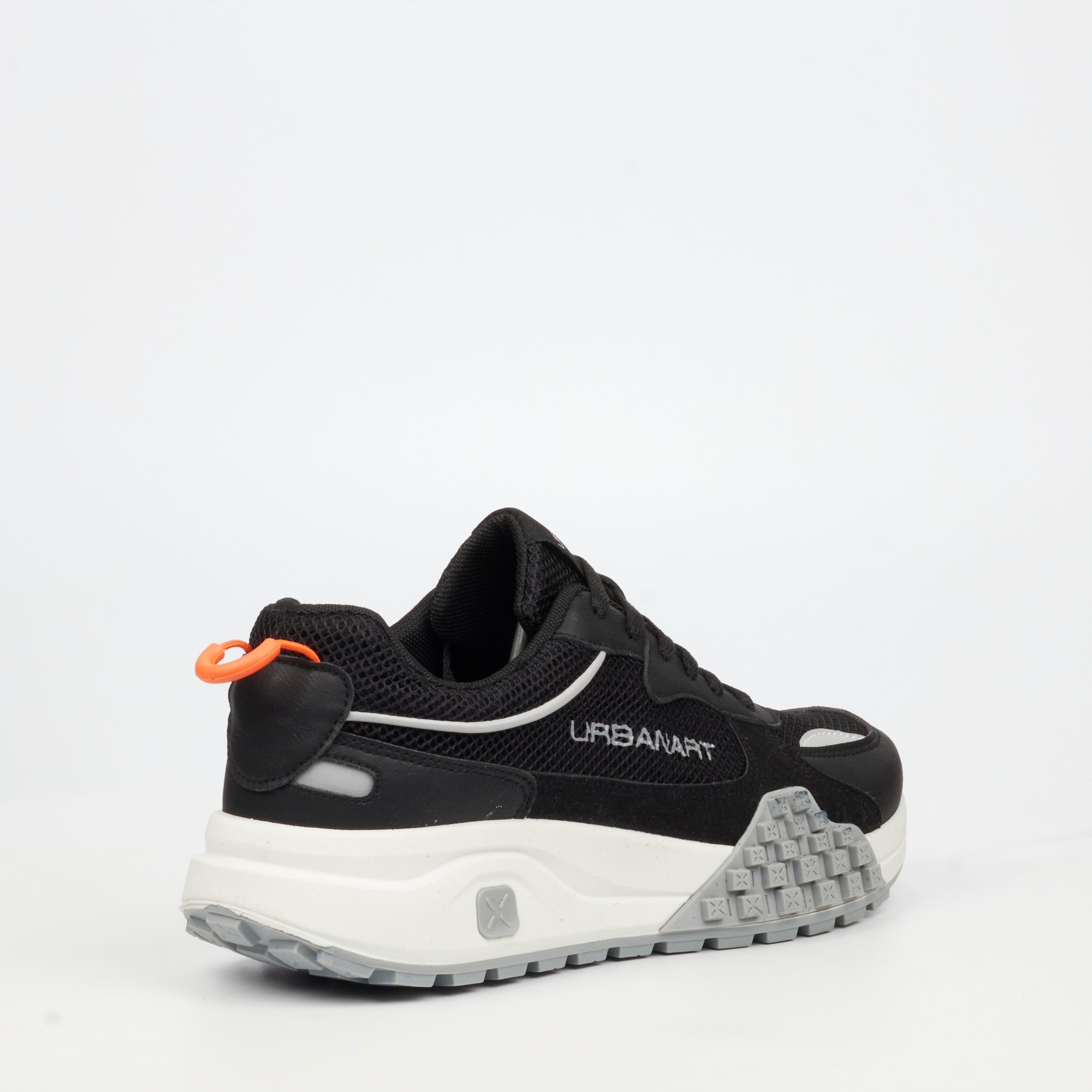 Urbanart Redo 8 Faux Nubuck / Mesh Sneaker - Black