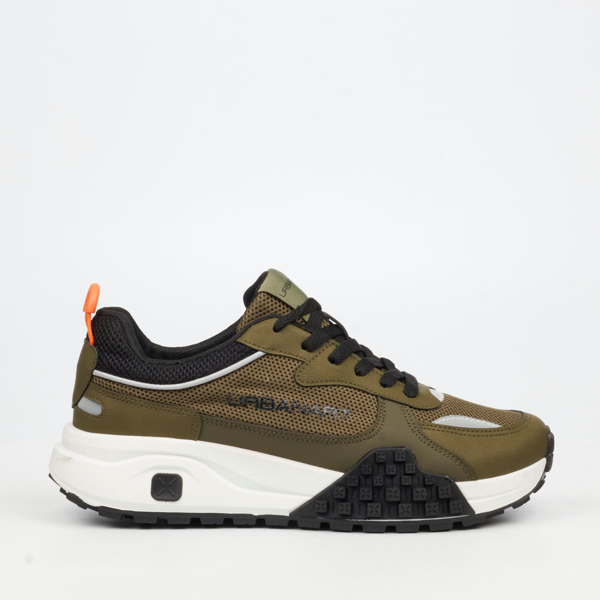 Urbanart Redo 8 Faux Nubuck / Mesh Sneaker - Olive