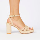 Miss Black Reeba 1 Heel - Nude footwear Miss Black