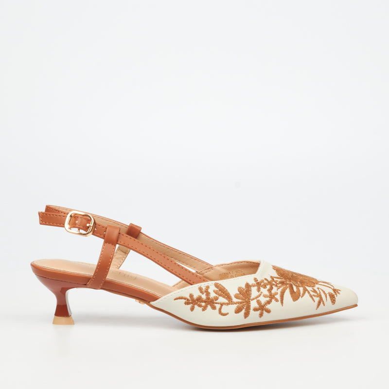 Butterfly Feet Reena 1 Heel - Tan footwear Butterfly Feet