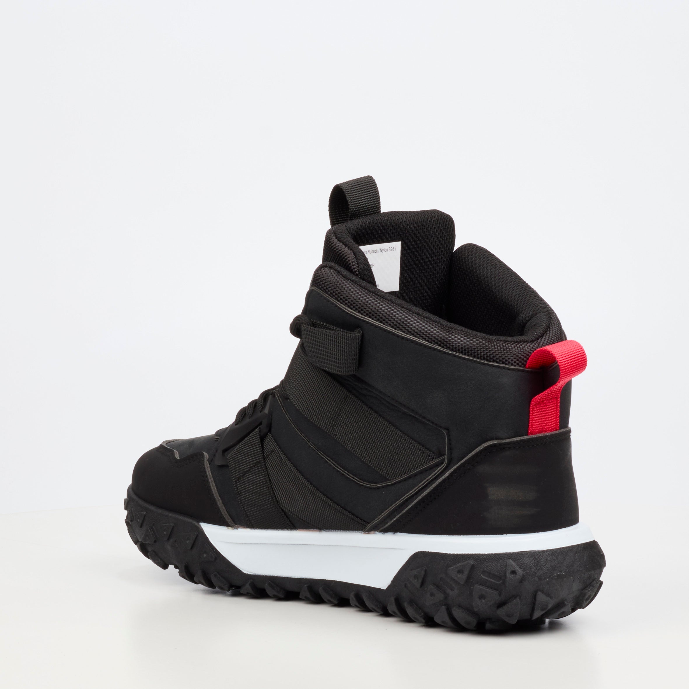 Urbanart Remi 12 Faux Nubuck / Nylon Ankle Boot - Black footwear Urbanart