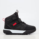 Urbanart Remi 12 Faux Nubuck / Nylon Ankle Boot - Black footwear Urbanart