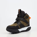 Urbanart Remi 12 Faux Nubuck / Nylon Ankle Boot - Olive footwear Urbanart