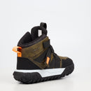 Urbanart Remi 12 Faux Nubuck / Nylon Ankle Boot - Olive footwear Urbanart