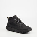 Urbanart Remi 1 Faux Nubuck / Mesh Ankle Boot - Black footwear Urbanart