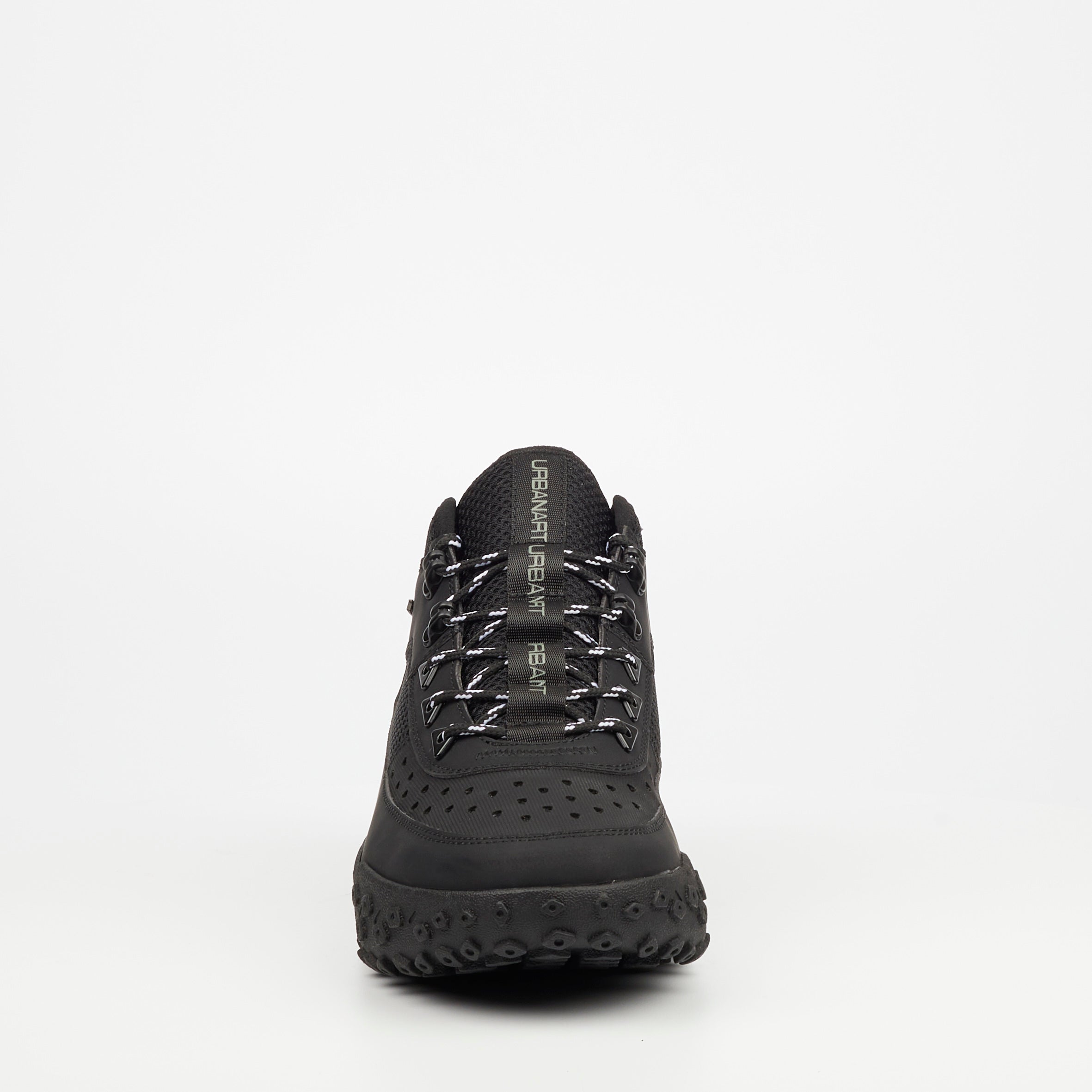 Urbanart Remi 1 Faux Nubuck / Mesh Ankle Boot - Black footwear Urbanart