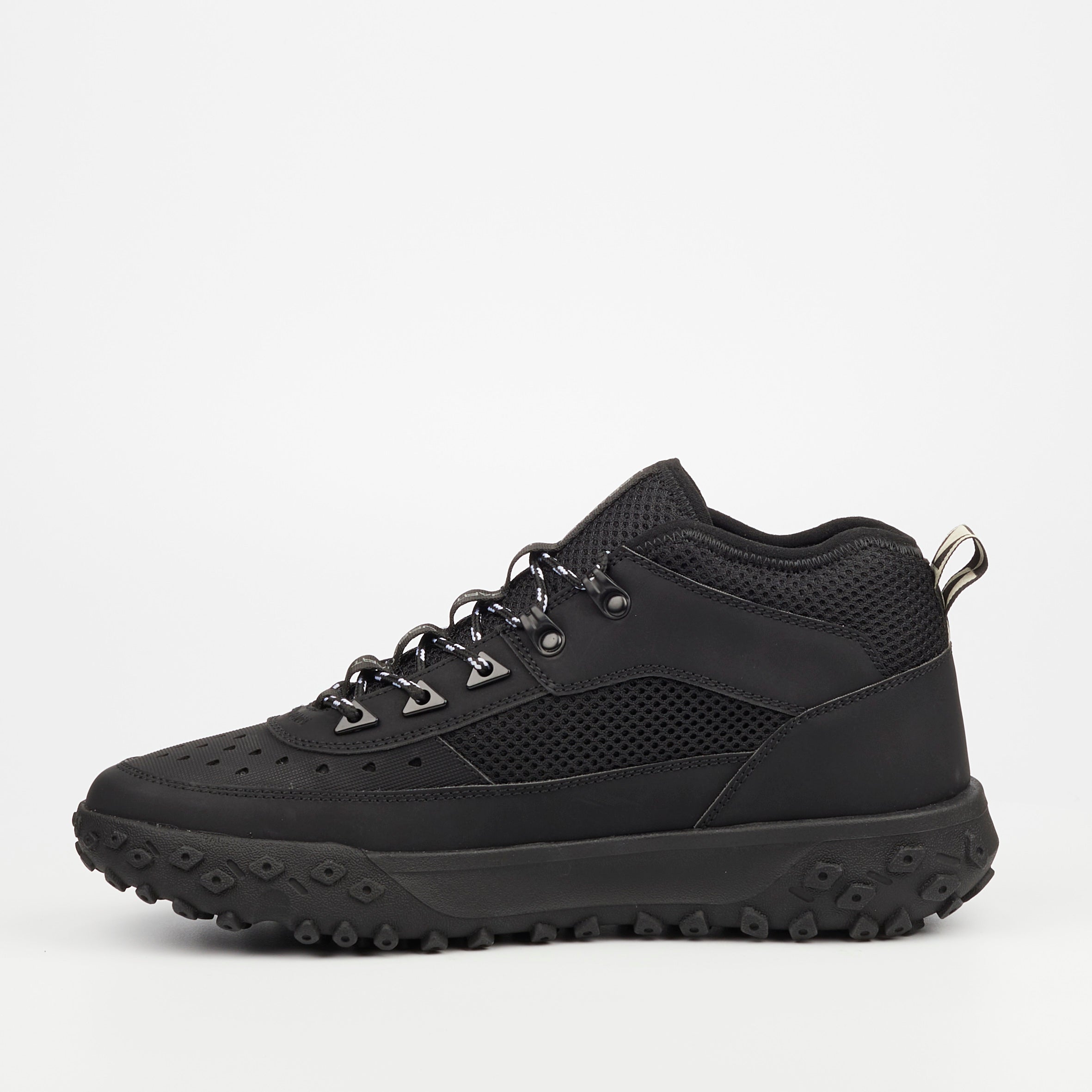 Urbanart Remi 1 Faux Nubuck / Mesh Ankle Boot - Black footwear Urbanart