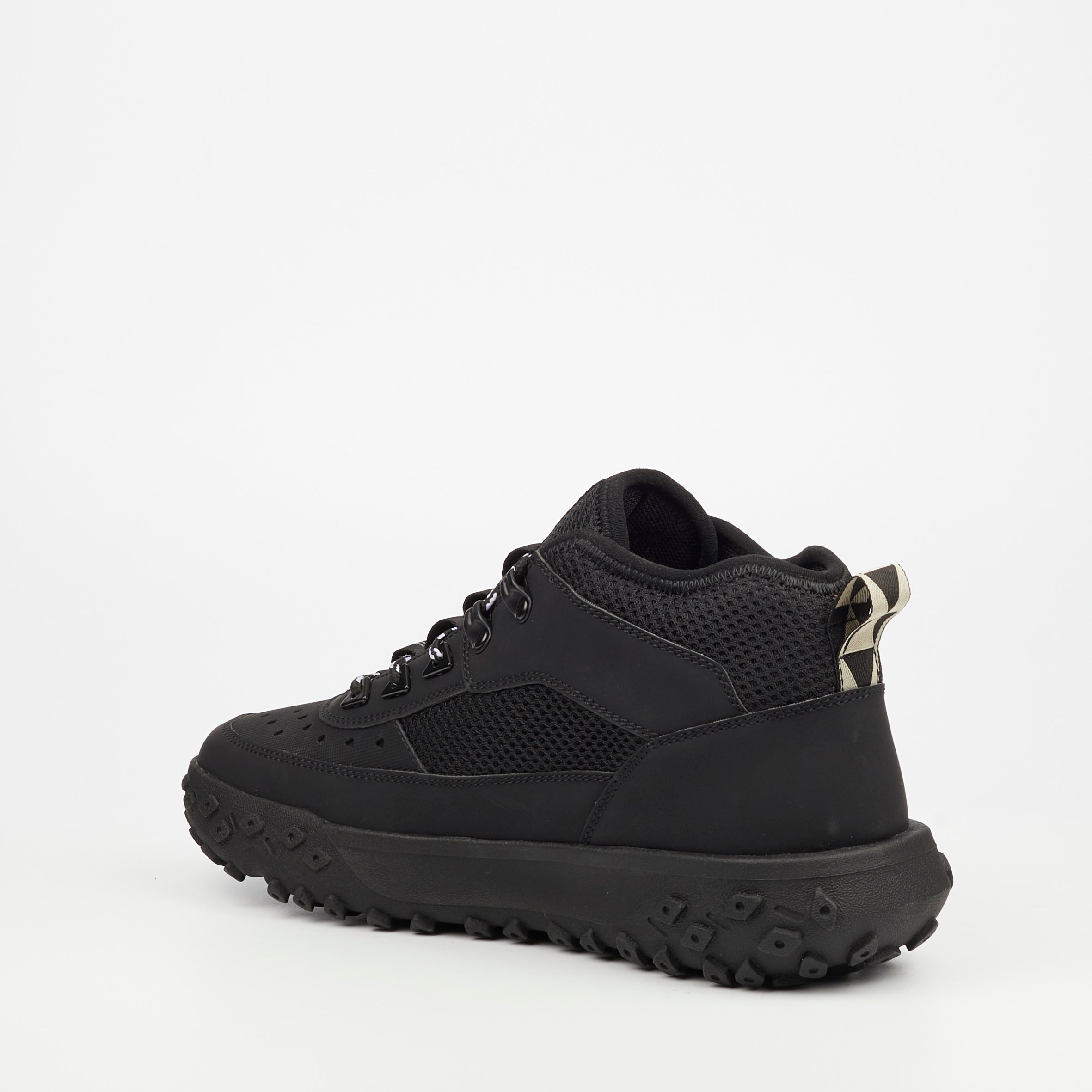 Urbanart Remi 1 Faux Nubuck / Mesh Ankle Boot - Black footwear Urbanart