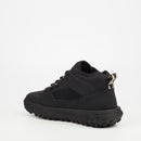 Urbanart Remi 1 Faux Nubuck / Mesh Ankle Boot - Black footwear Urbanart