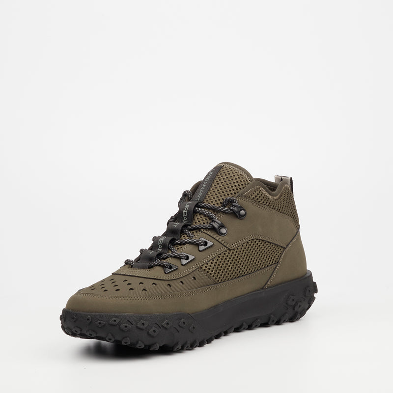 Urbanart Remi 1 Faux Nubuck / Mesh Boot - Olive footwear Urbanart   