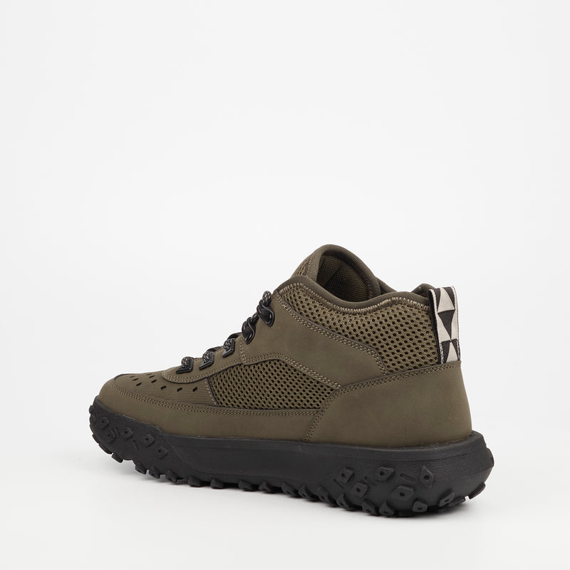 Urbanart Remi 1 Faux Nubuck / Mesh Boot - Olive footwear Urbanart   