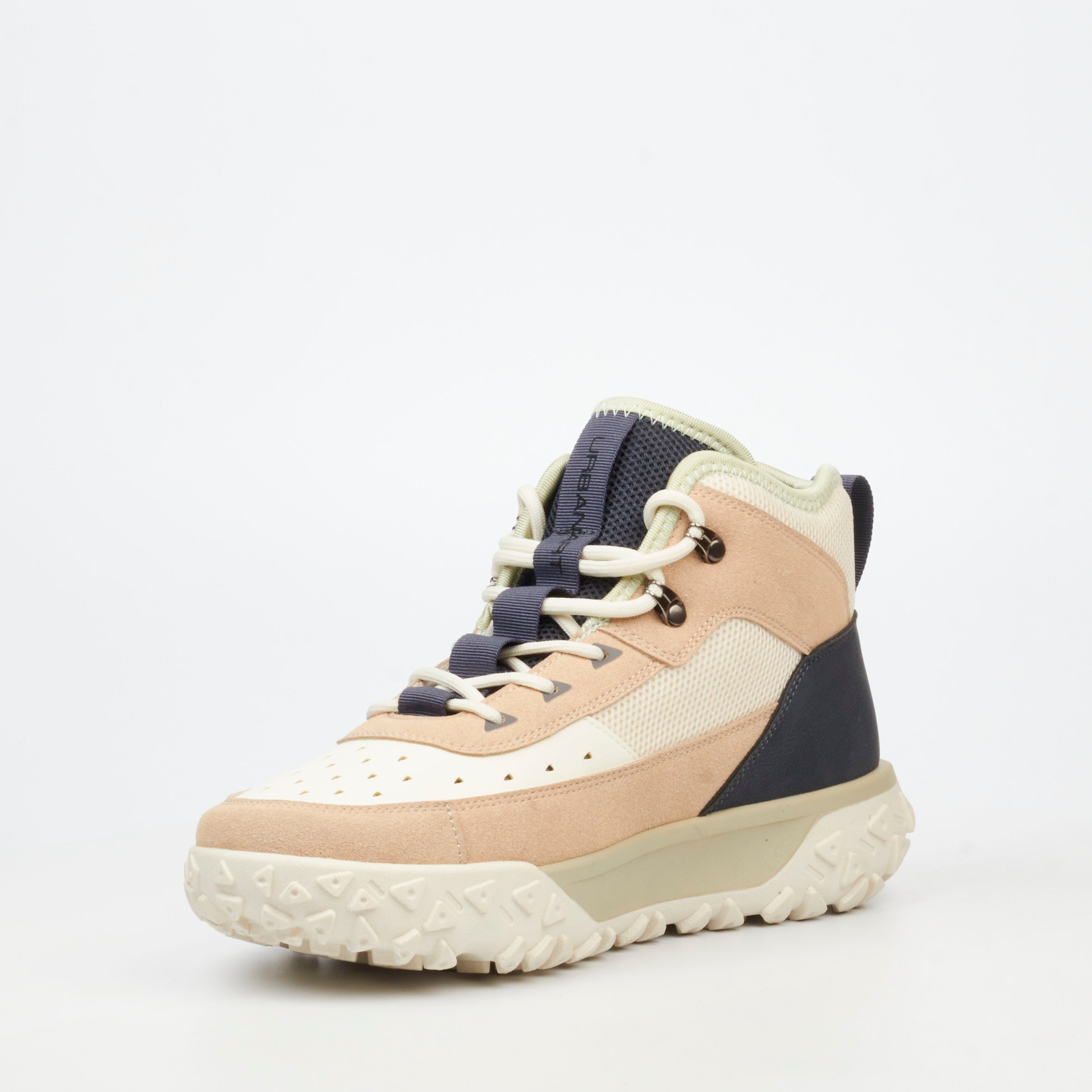 Urbanart Remi 1 Faux Nubuck / Mesh Ankle Boot - Stone footwear Urbanart