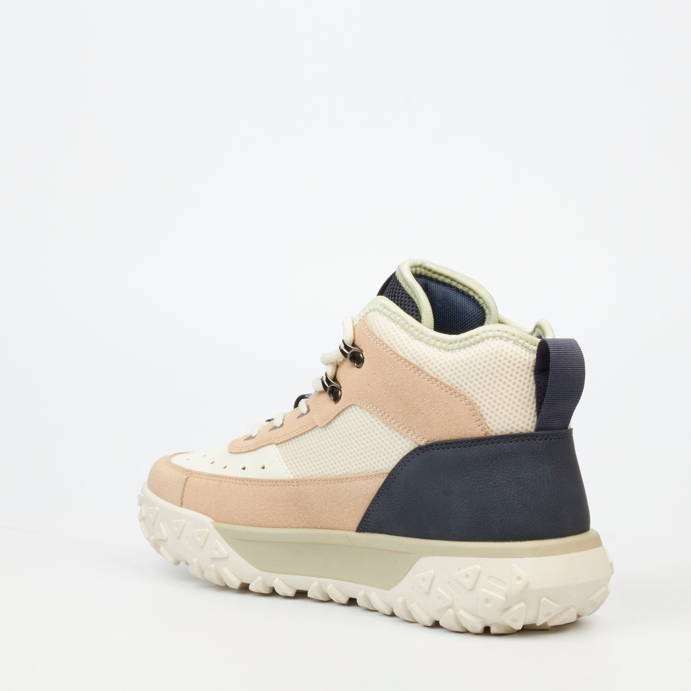 Urbanart Remi 1 Faux Nubuck / Mesh Ankle Boot - Stone footwear Urbanart