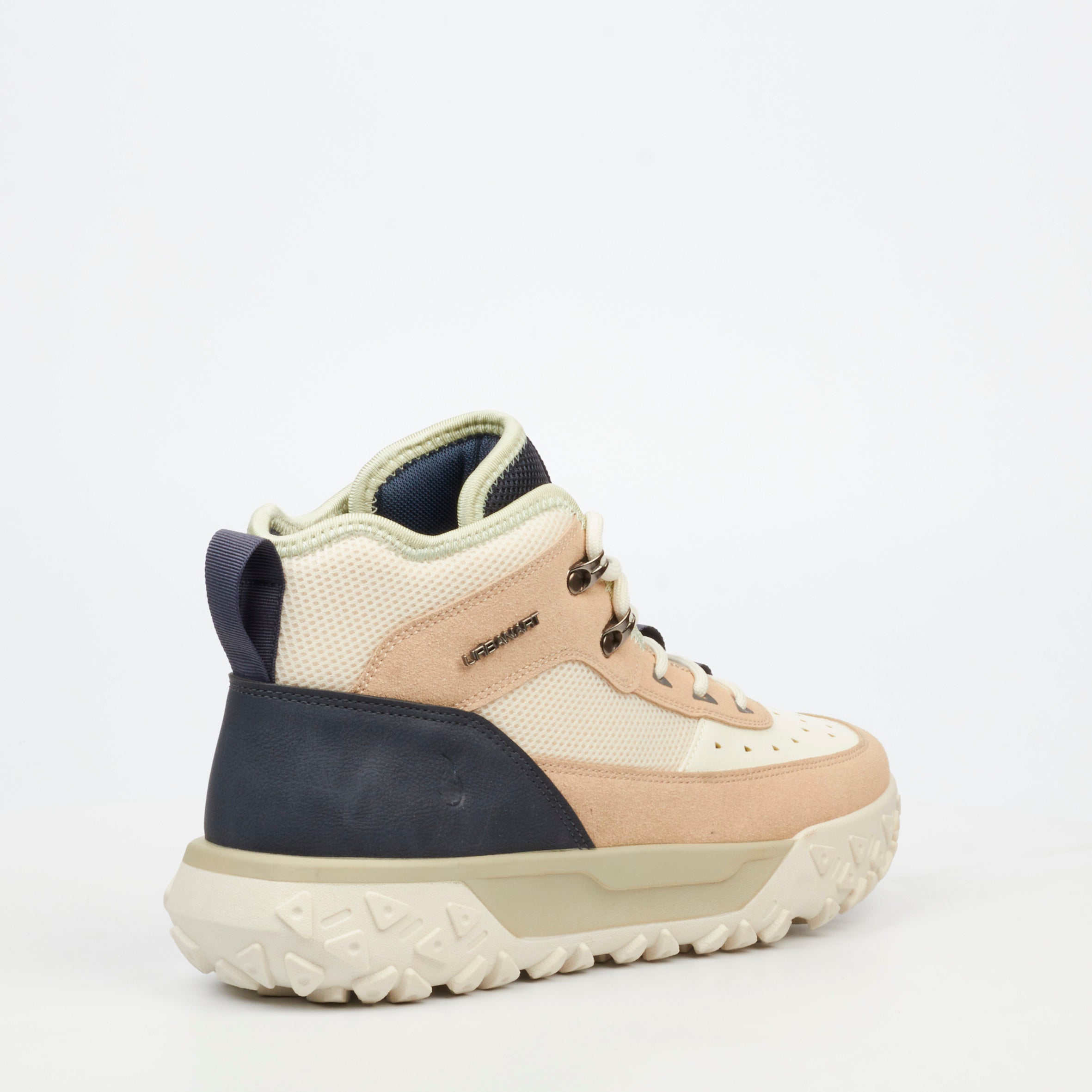 Urbanart Remi 1 Faux Nubuck / Mesh Ankle Boot - Stone footwear Urbanart