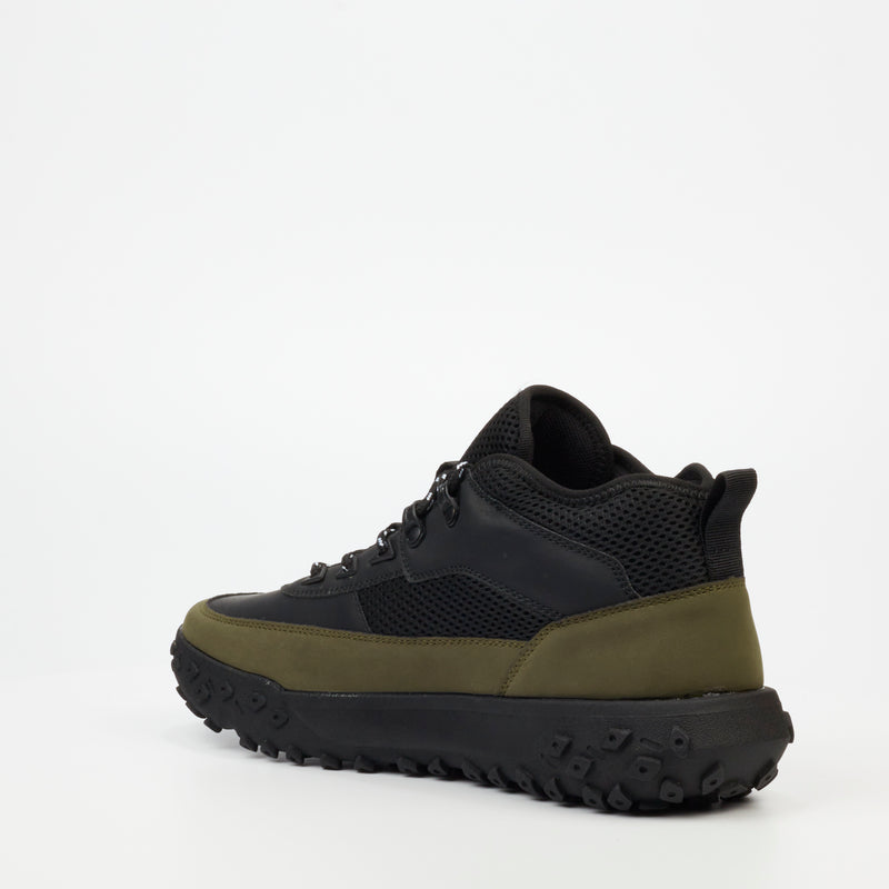 Urbanart Remi 8 Faux Nubuck / Mesh Sneaker - Olive footwear Urbanart