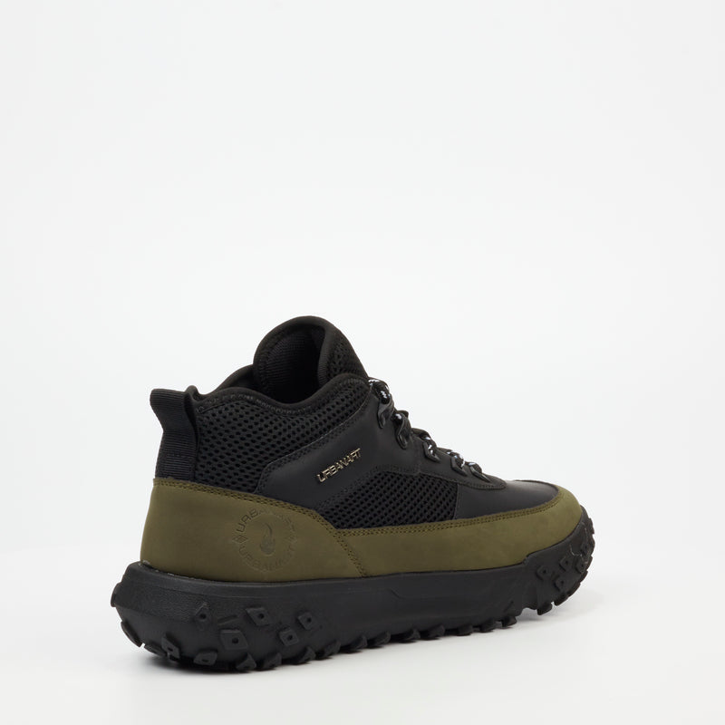 Urbanart Remi 8 Faux Nubuck / Mesh Sneaker - Olive footwear Urbanart