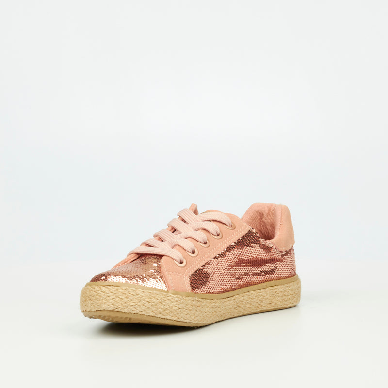 Little Miss Republica 4 Sneaker - Pink footwear Little Miss Black   