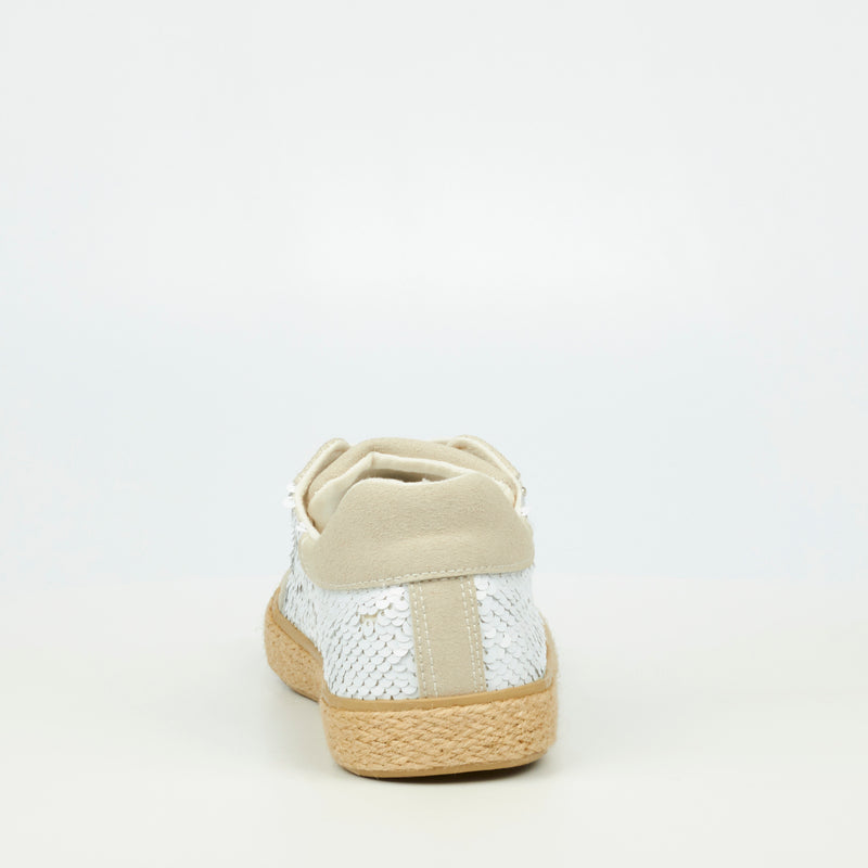 Little Miss Republica 4 Sneaker - White footwear Little Miss Black   