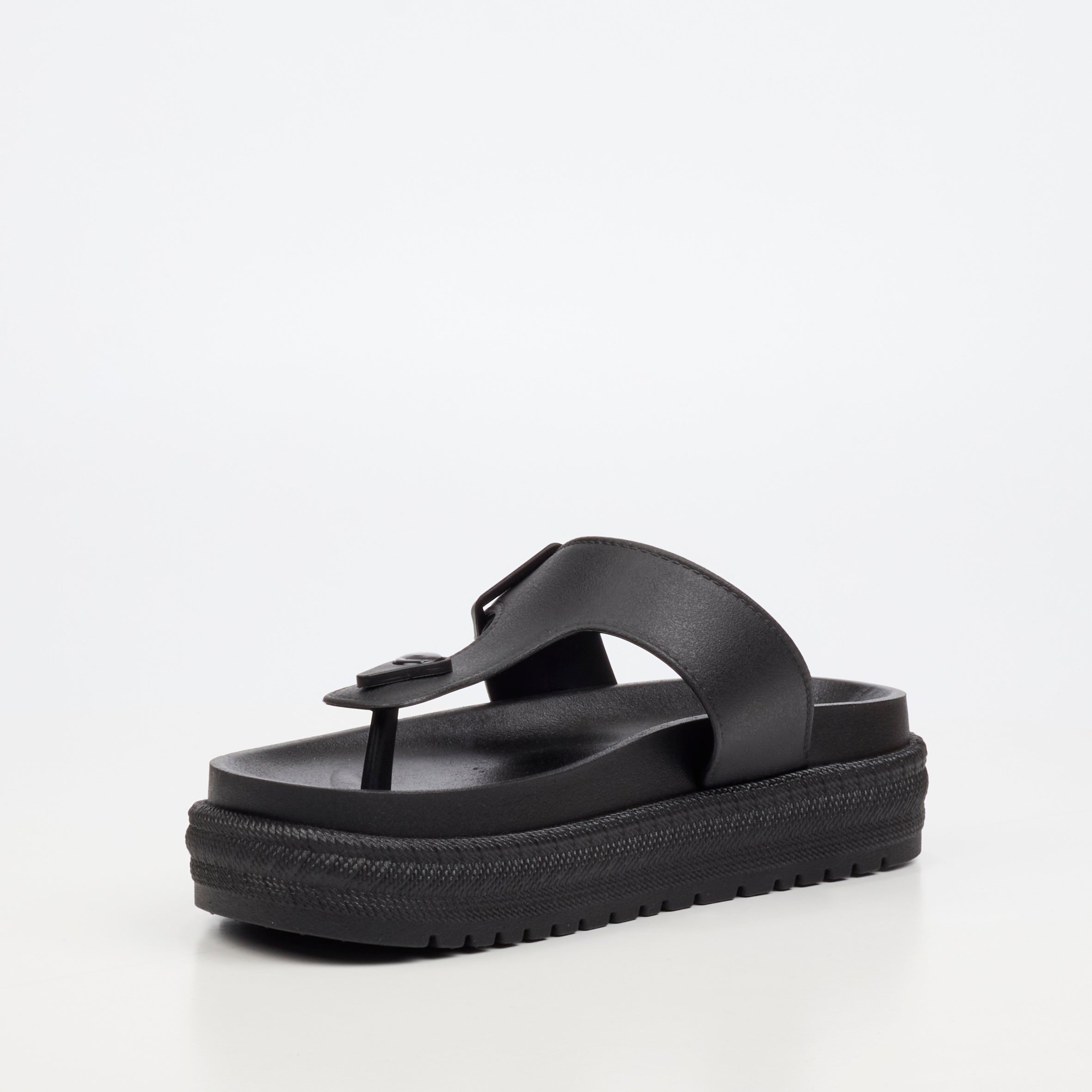 Viabeach Resort 1 Flatform - Black footwear Viabeach