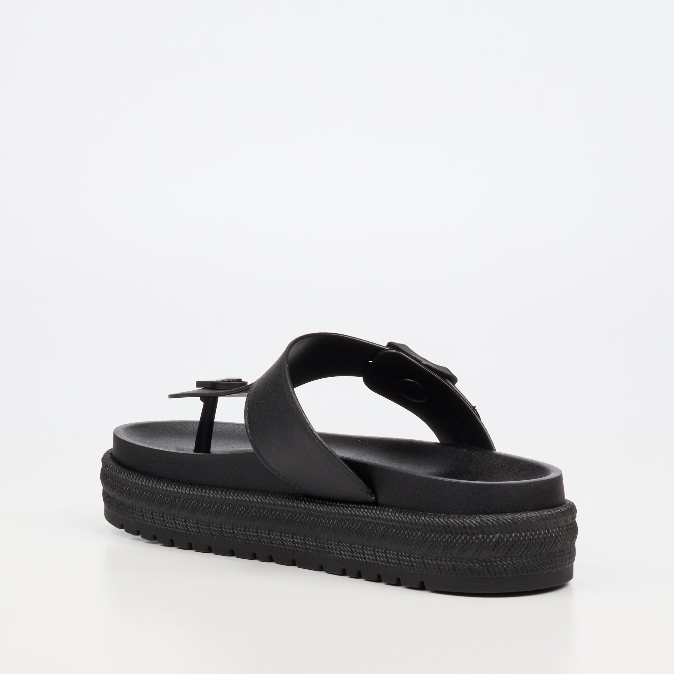 Viabeach Resort 1 Flatform - Black footwear Viabeach