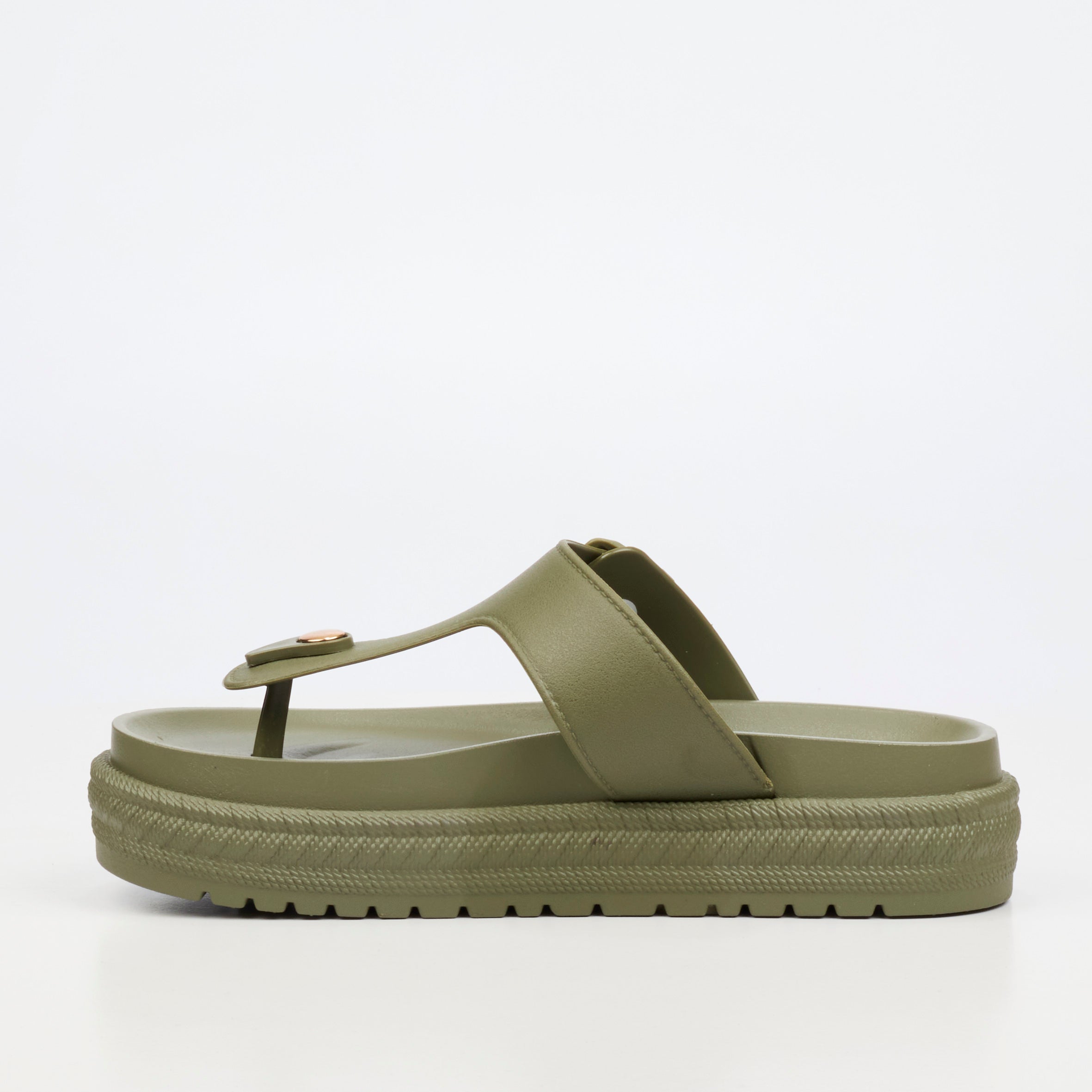 Viabeach Resort 1 Flatform - Khaki footwear Viabeach