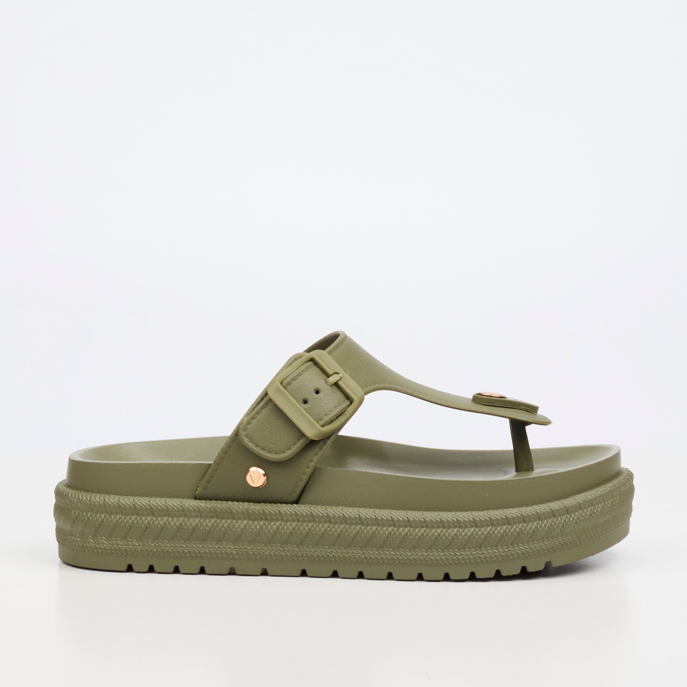 Viabeach Resort 1 Flatform - Khaki footwear Viabeach