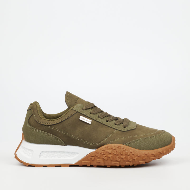 Urbanart Rickie 2 Faux Nubuck Sneaker - Olive footwear UBRT