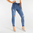 Miss Black Rider 1 Jeans - Medium Blue apparel Miss Black   