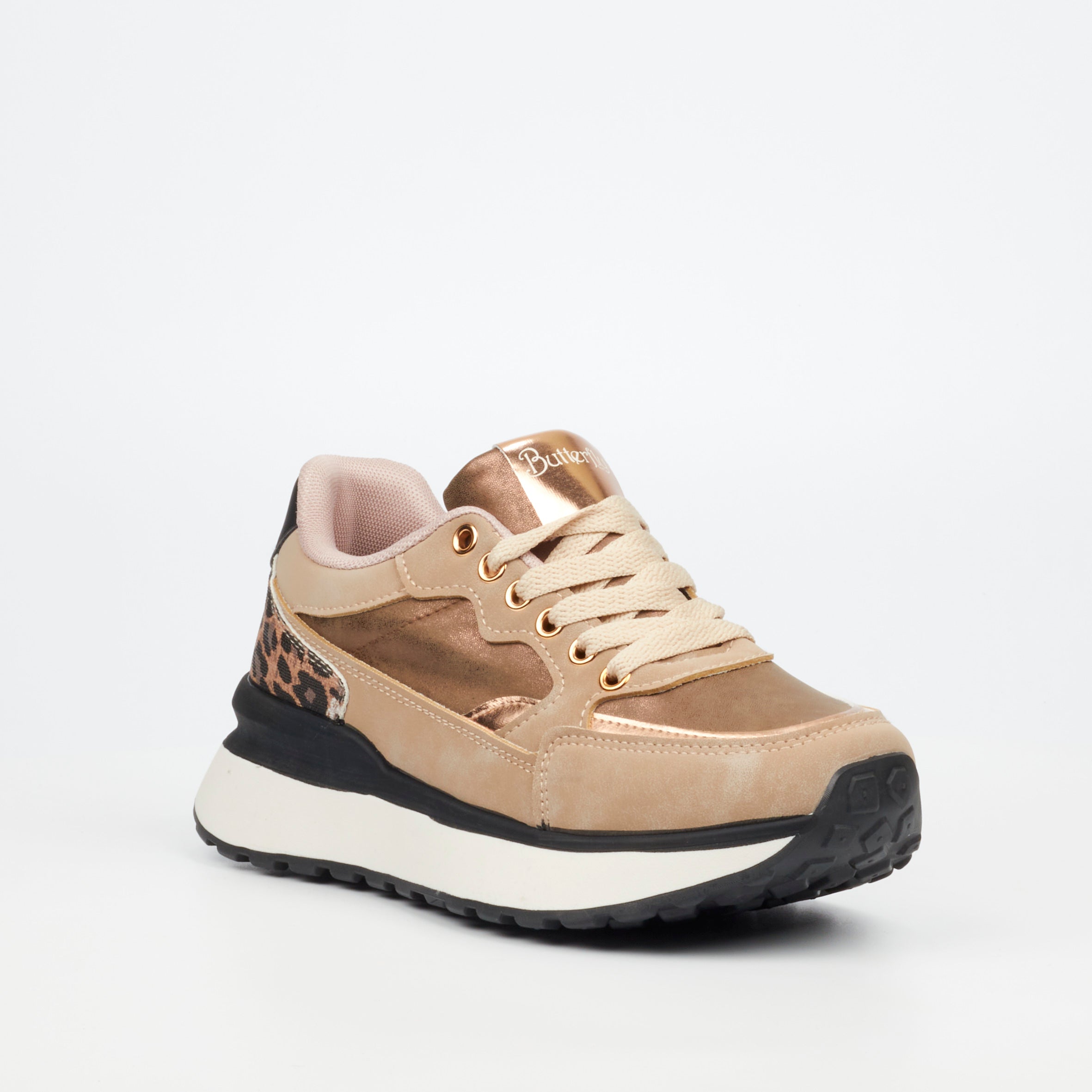 Butterfly Feet Rio 6 Sneaker - Taupe footwear Butterfly Feet
