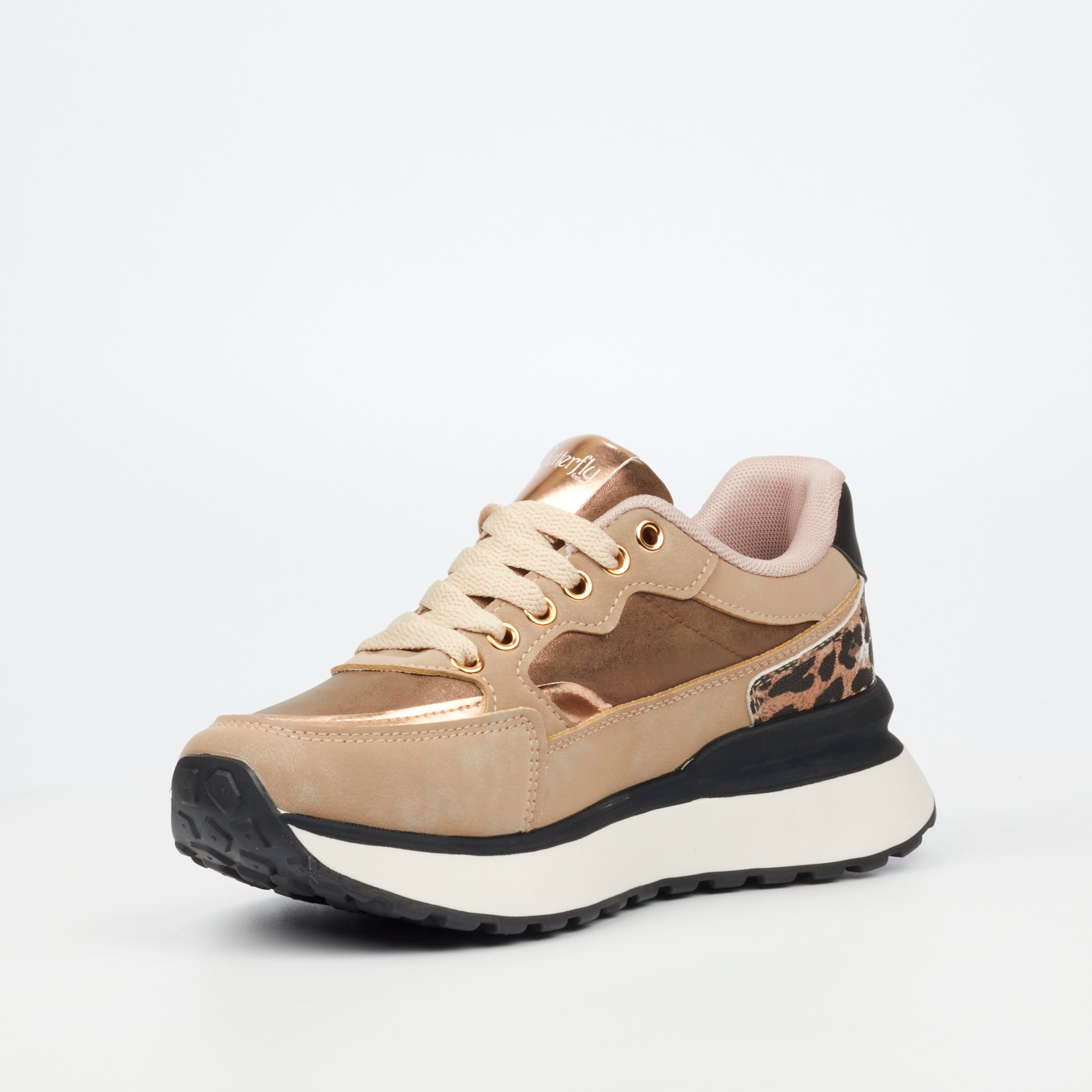 Butterfly Feet Rio 6 Sneaker - Taupe footwear Butterfly Feet