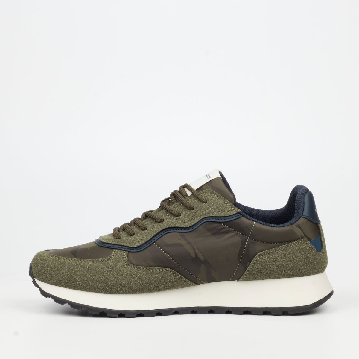 Urbanart Riot 1 Lycra / Faux Suede Sneaker - Camo