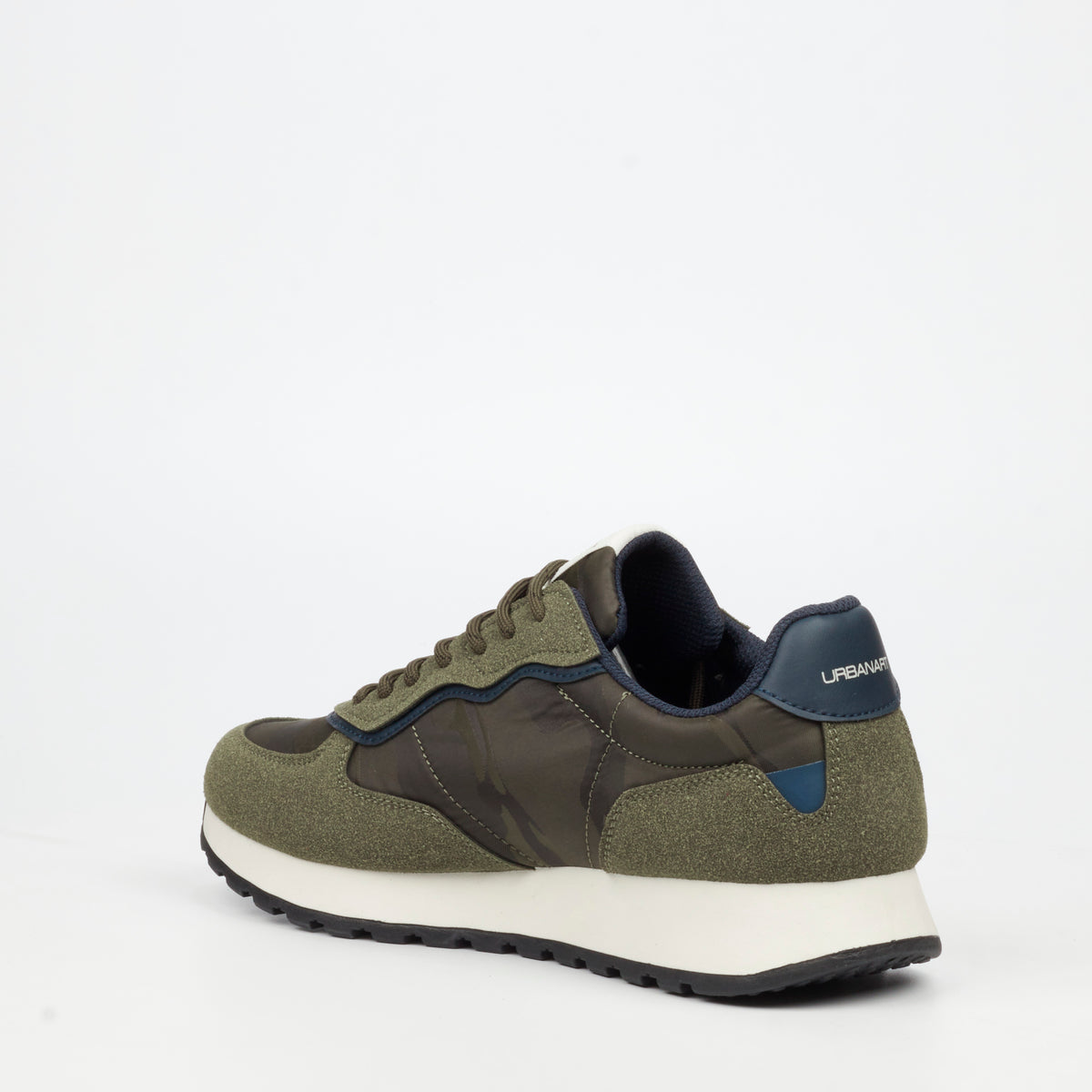 Urbanart Riot 1 Lycra / Faux Suede Sneaker - Camo