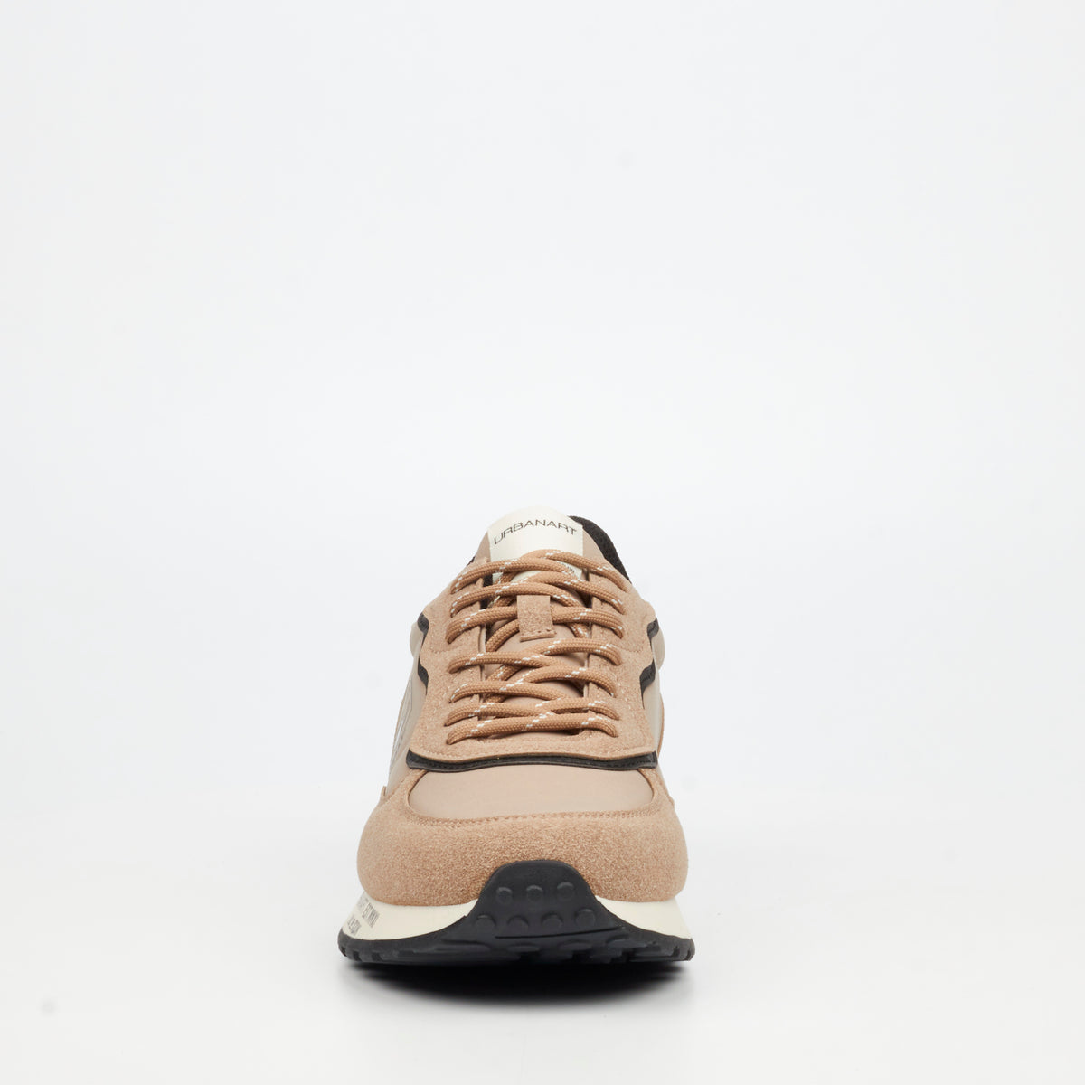 Urbanart Riot 1 Lycra / Faux Suede Sneaker - Taupe
