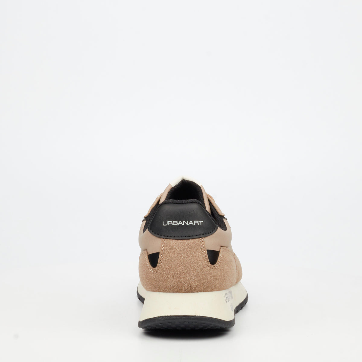 Urbanart Riot 1 Lycra / Faux Suede Sneaker - Taupe