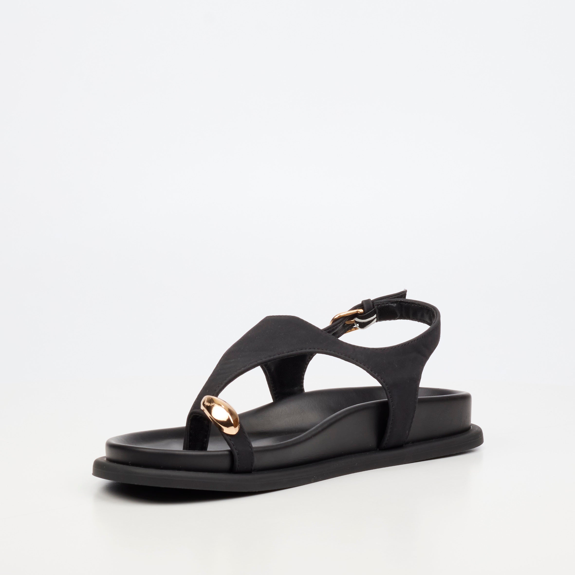 Butterfly Feet Riviera 1 Flatform - Black footwear Butterfly Feet