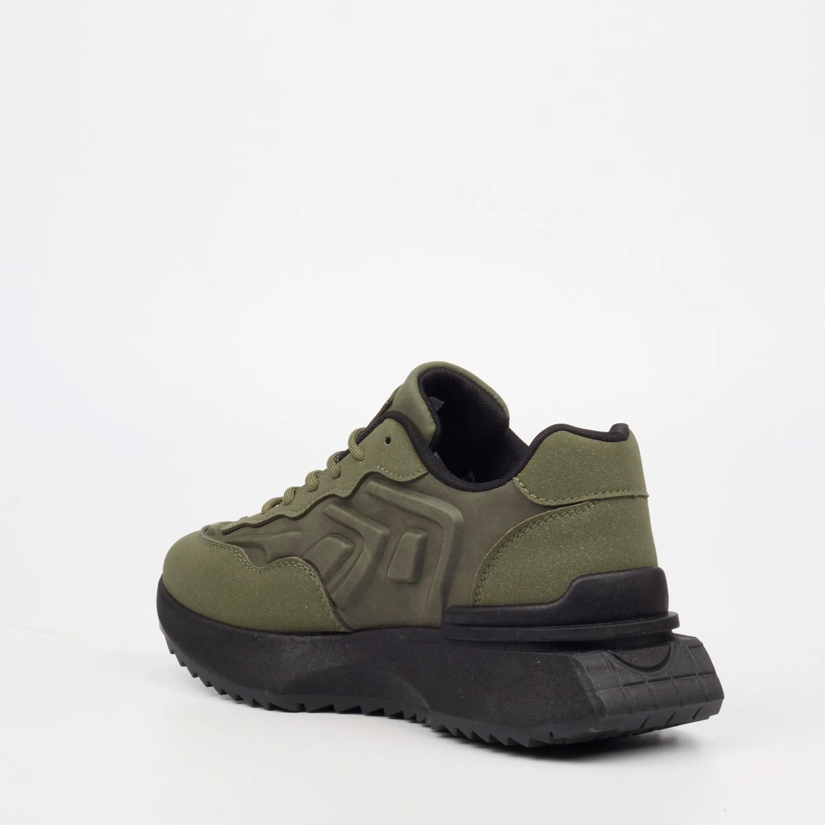 Mazerata Rocco 2 Faux Nubuck / Faux Suede Sneaker - Olive