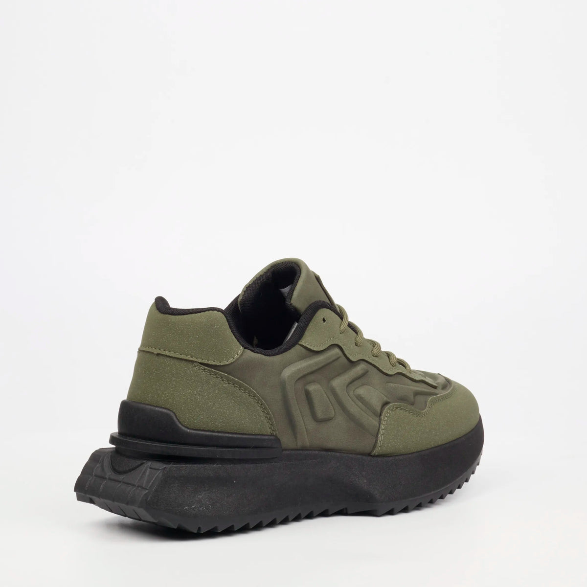 Mazerata Rocco 2 Faux Nubuck / Faux Suede Sneaker - Olive