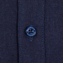 Mazerata Rome 1 Cotton Shirt - Navy apparel Mazerata